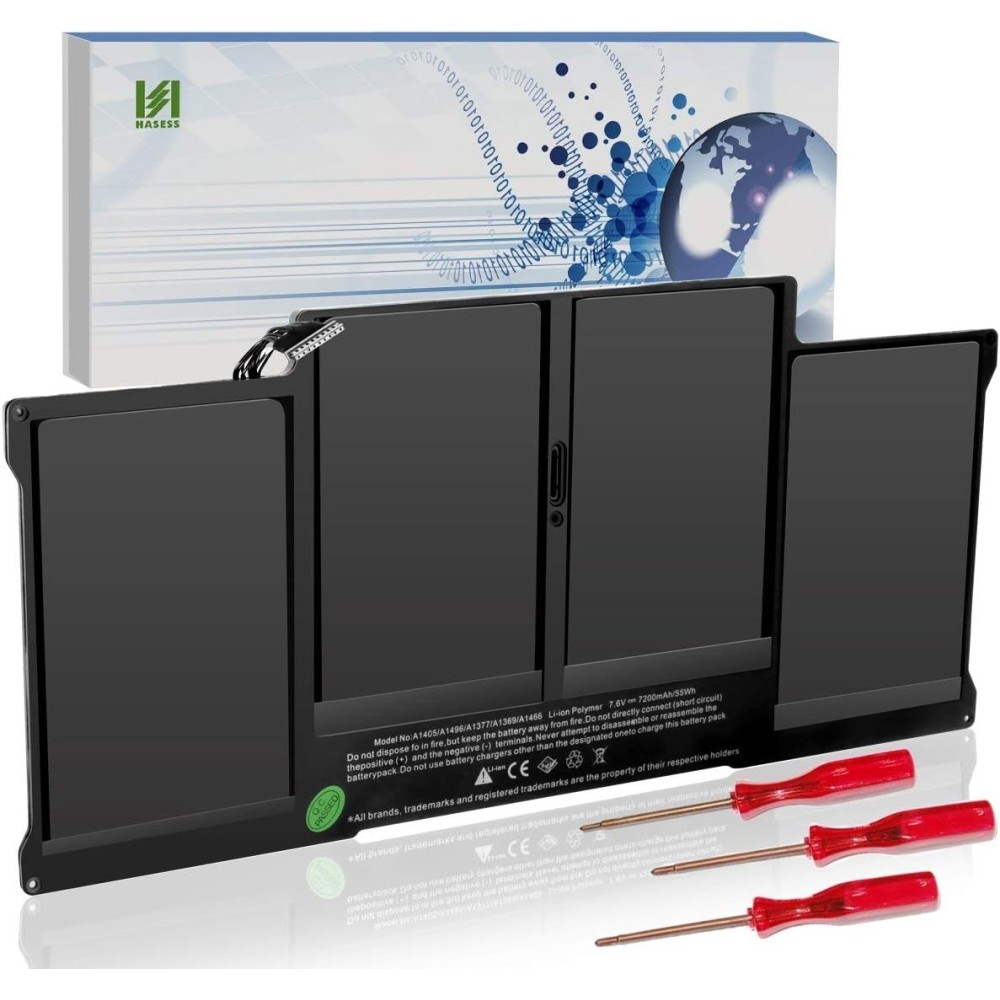 A1405 / A1496 / A1377 / A1469 / A1466 MacBook Air 55 Wh / 7200 mAh akkumulátor
