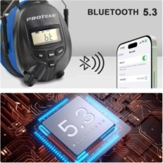 Protear E8830BT headphones with Bluetooth, FM / AM, SNR 30 dB, Used