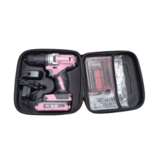 Hi-Spec CD316-18 Skruetrækker + Skruetrækker Set, Pink