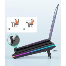 Laptop-Stand Llano V12 RGB mit Berührungssteuerung, 15-19 ''