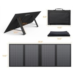 Kannettava aurinkopaneeli Powle S60 60 W, 18 V: n ulostulo