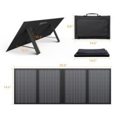 Przenośny panel słoneczny powkey S60 60 W z wyjściem 18 V