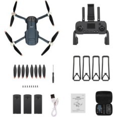 Dron Chobory A77 WiFi FPV, 84 minutter, med 2K HD kamera, 3 batterier
