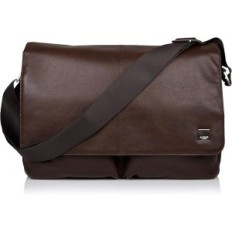 Bolsa de laptop de cuero Knomo Kobe 16 pulgadas