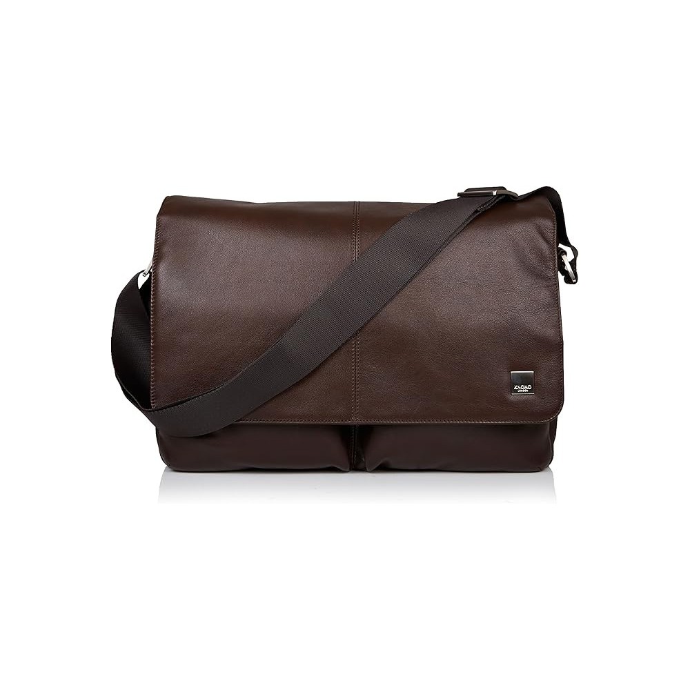 Bolsa de laptop de cuero Knomo Kobe 16 pulgadas