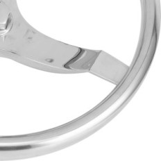 Volant Fydun, acier inoxydable, 13,5 pouces, 3 rayons