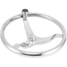 Stuurwiel Fydun, roestvrij staal, 13,5 inch, 3 spaken