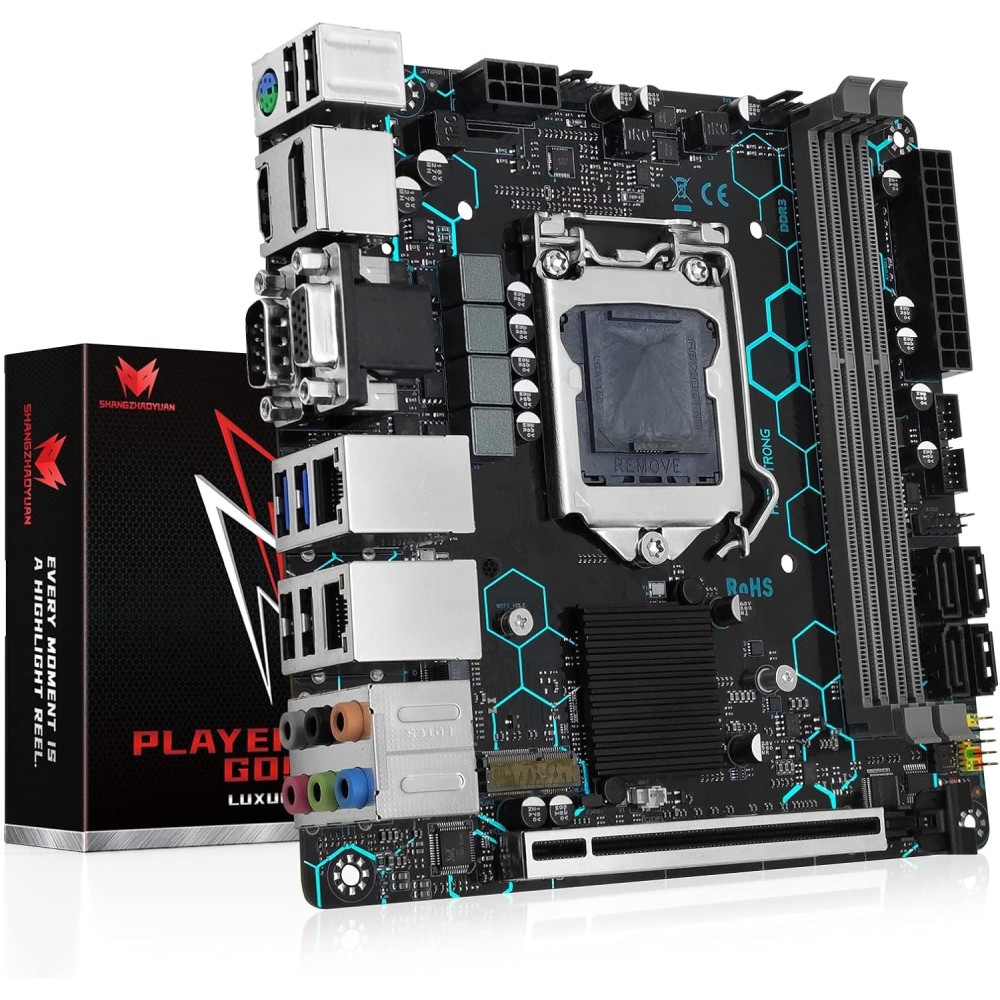 Hovedkort Shangzhaoyuan H97 Sterke LGA 1150, Intel Core I7 / I5 / I3 / E3