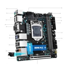 Emolevy Shangzhaoyuan H97 vahva LGA 1150, Intel Core i7 / I5 / I3 / E3
