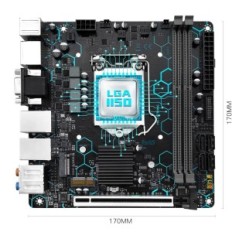 Emolevy Shangzhaoyuan H97 vahva LGA 1150, Intel Core i7 / I5 / I3 / E3