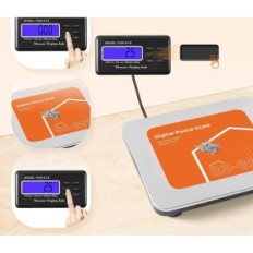 Digitale postgewicht BONVOISIN 300KG / 660LBS 4 AA, 36cm x 30cm