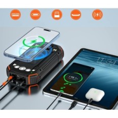 Leo način bežičnog punjača, PN-W23 36000Mah, crna i narančasta