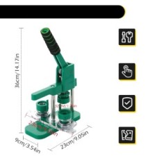 Dyna-living buttons, round knife, 32 mm, 1.25 "