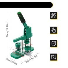 Dyna-levende knapper, runde kniv, 32 mm, 1,25 "