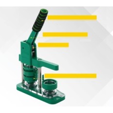 Dyna-levende knapper, rund kniv, 32 mm, 1,25 "