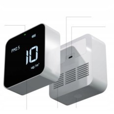 Luftkvalitetsdetektor Temftop M10i, PM2.5 HCHO-detektor, utställning