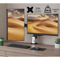 Uchwyt na dwa monitory BONTEC GDM7504, 13-32'', do 9kg, VESA75x100, Używany