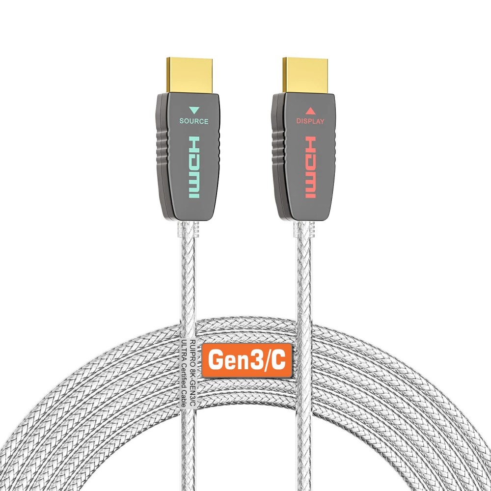 Cable HDMI Ruipro 7.6 M, HDMI 2.1 48 GB / s, EARC DOLBY HDCP 2.2 y 2.3