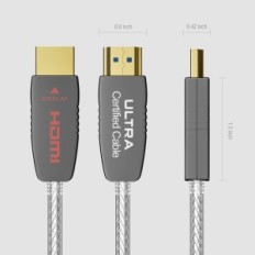 HDMI Ruipro -kaapeli 7,6 m, HDMI 2,1 48 GB / s, Earc Dolby HDCP 2.2 ja 2.3