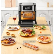 Innsky je-AF002 10 L, 1500 W friteza s 10 programa, koristi se