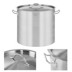 Gastronomic pot with a stainless steel cover for an induction cooker 17 l
