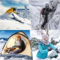 VOFUOTI Gilet chauffé, 3 niveaux de chauffage avec Powerbank, M, Noir