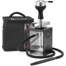 Kitosun 30 cm water pipe kit, with bag, with backlight, black