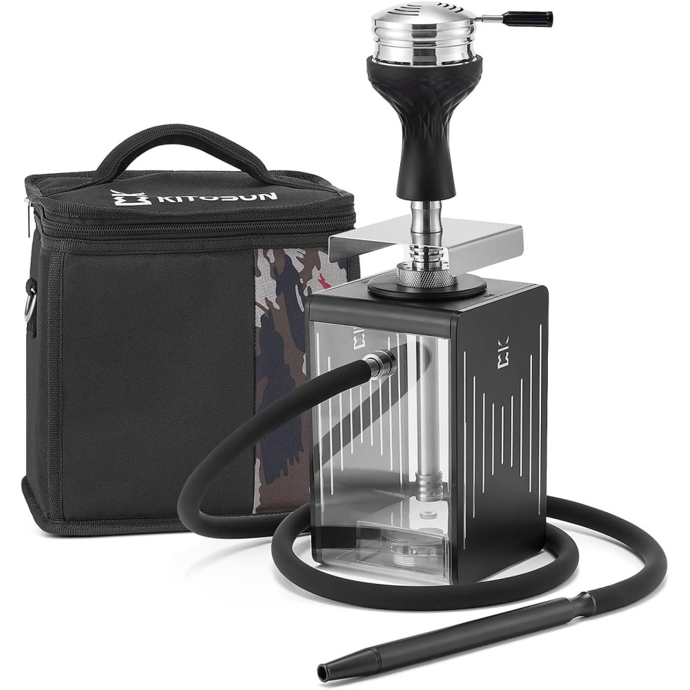 Kitosun 30 cm Kit de tubería de agua, con bolsa, con retroiluminación, negro