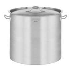 Gastronomische pot met een roestvrijstalen kap voor een inductiekookplaat 21 l