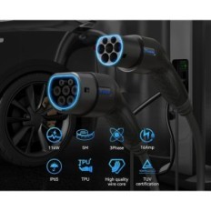 Nabíjací kábel K.H.O.N.S. Typ 2, 11 kW, trojfázový, 16 A, 5 m