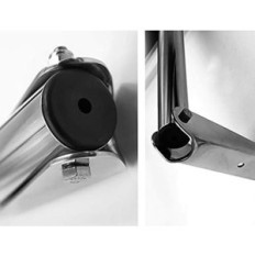 Échelle de lavabo en acier inoxydable Kaolali, 4 degrés, 150 kg