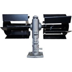 Hoe accessory for the combustion scythes (2 cylinder groups)