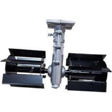 Hoe accessory for the combustion scythes (2 cylinder groups)