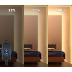 Neon popruh Lamomo WWSDE20M 20 m, teplo teplo bílá, 24V