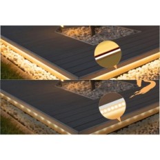 Néon Strap Lamomo WWSDE20M 20 m, chaleur chaude, 24V, utilisé