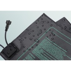 Stuoia di riscaldamento luxbird con termostato, 6 tappetini riscaldanti, 30W, 52.7x25,4 cm