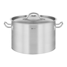 Gastronomische pot met een roestvrijstalen kap voor een inductiekookplaat 9 l