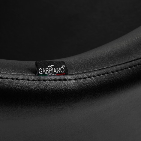 Frizerski stol Gabbiano Marbella črn — povečava etikete