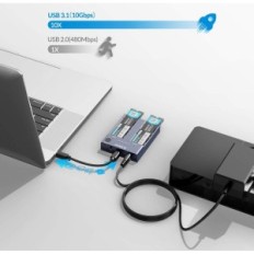 Estação de encaixe ORICO M2P2, M.2, 10 GB / s com clonagem offline
