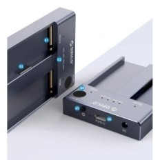 Dokkingstasjon ORICO M2P2, M.2, 10 GB / S med offline kloning