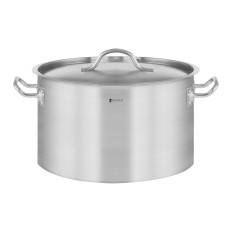 Gastronomijas pods ar nerūsējošā tērauda vāku indukcijas plīts 14 l