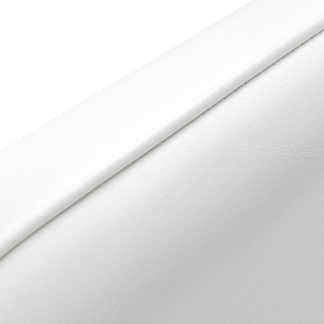 Fauteuil de coiffure Gabbiano Linz NQ Or Blanc — gros plan dossier
