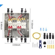 DC DC HA 8Way DC-kytkin, 1000 V 32 A, IP65