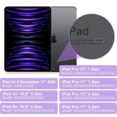 Keyboard Goojodoq για iPad Pro 11, iPad Air5, A1895 Pro, Purple