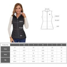 WOMEN WEIGHT WEATHER ZOGEICA HEATED clothes, size L