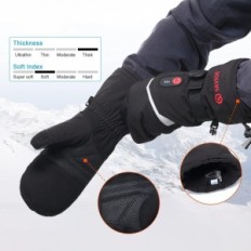 Savior Heat S66E heated gloves, 7,4V 2200mAh battery, M, black