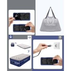 DMILED mattress, Single, 198 x 102 x 46 cm, blue