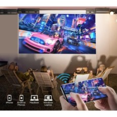 Projector Izeeker IPL310, 13000 Lux, Full HD, 5G Wifi Bluetooth, 300 ''