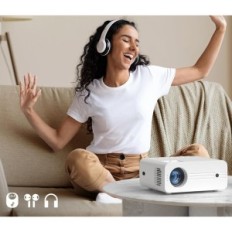 IZEEKER iPL310 projektor, 13,000 lux, Full HD, 5G Bluetooth WiFi, 300 ""