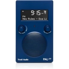 Vintage rádio-alarm Tivoli Audio PAL BT, FM, Modrá, Výstava